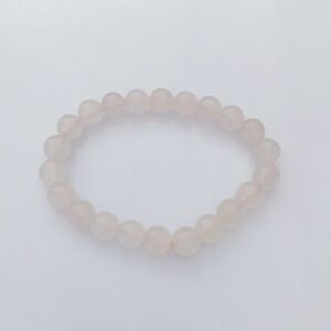 🟣Genuine light pink crystal stone bracelet